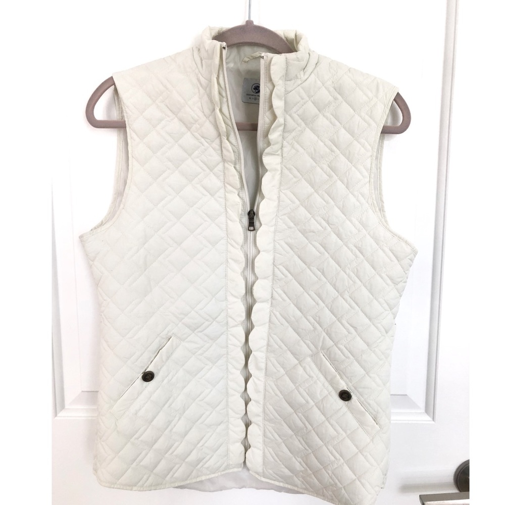 Scalloped Quilted Vest